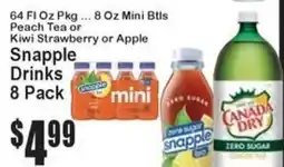 Super Fresh Snapple drinks offer