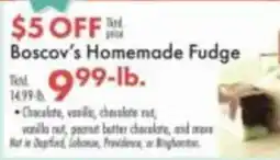 Boscov's Boscov's Homemade Fudge offer