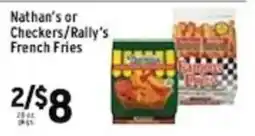 Associated Nathan's or Checkers/Rally's French Fries offer