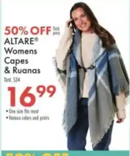 Boscov's Altare Womens Capes & Ruanas offer