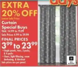 Boscov's Curtain Special Buys offer