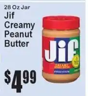 Super Fresh Jif creamy peanut butter offer
