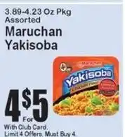 Super Fresh Maruchan Yakisoba offer