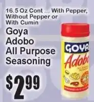 Super Fresh Goya adobo all purpose seasoning offer