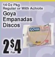 Super Fresh Goya empanadas discos offer