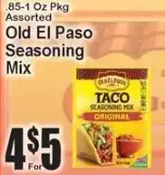 Super Fresh Old El Paso seasoning mix offer
