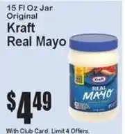 Super Fresh Kraft real mayo offer