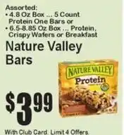 Super Fresh Nature Valley Protein Bars offer