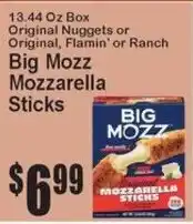 Super Fresh Big Mozz Mozzarella Sticks offer