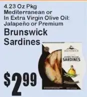 Super Fresh Brunswick Sardines offer