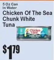 Super Fresh Chicken Of The Sea Chunk White Tuna offer