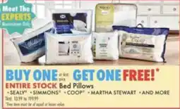 Boscov's Entire Stock Bed Pillows offer