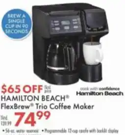 Boscov's Hamilton Beach FlexBrew Trio Coffee Maker offer