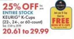 Boscov's Keurig k-cups offer