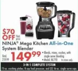 Boscov's Ninja mega kitchen all-in-one system blender offer