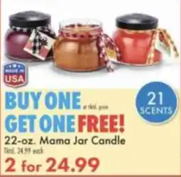 Boscov's Mama Jar Candle offer