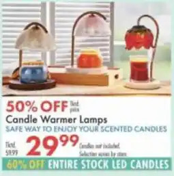 Boscov's Candle Warmer Lamps offer