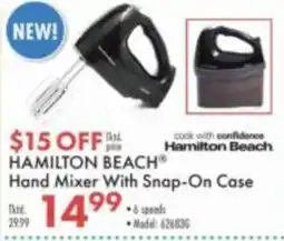 Boscov's Hamilton Beach Hand Mixer With Snap-On Case offer