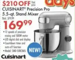 Boscov's Cuisinart Precision Pro Stand Mixer offer