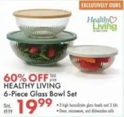 Boscov's Healthy Living 6-Piece Glass Bowl Set offer