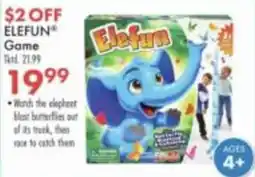 Boscov's Elefun Game offer