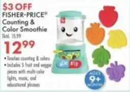 Boscov's Fisher-Price Counting & Color Smoothie offer