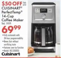 Boscov's Cuisinart perfecttemp 14-cup coffee maker offer