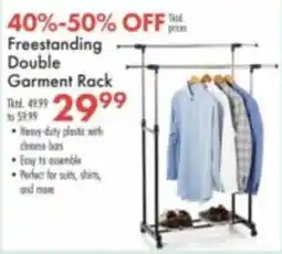 Boscov's Freestanding Double Garment Rack offer