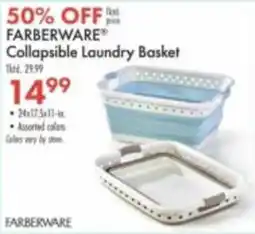 Boscov's Farberware collapsible laundry basket offer