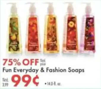 Boscov's Fun everyday & fashion soaps offer