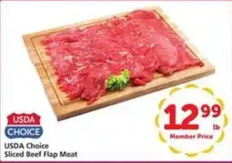 Vons Usda Choice Sliced Beef Flap Meat offer