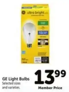 Vons Ge Light Bulbs offer