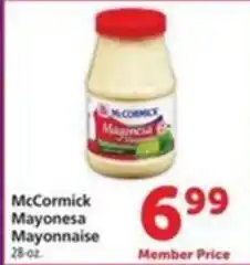 Vons McCormick Mayonesa Mayonnaise offer