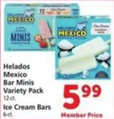 Vons Helados Mexico Bar Minis offer