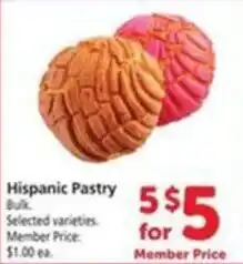 Vons Hispanic Pastry offer