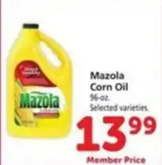 Vons Mazola Corn Oil offer