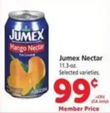 Vons Jumex Mango Nectar offer