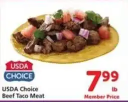 Vons Usda Choice Beef Taco Meat offer
