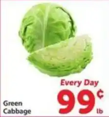 Vons Green Cabbage offer