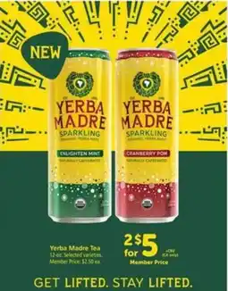 Vons Yerba Madre Sparkling offer