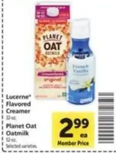 Vons Lucerne Flavored Creamer offer