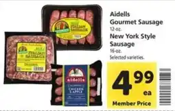 Vons Aidells Gourmet Sausage offer