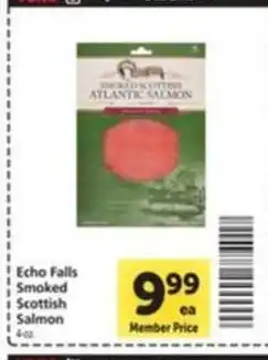 Vons Echo Falls Smoked Scottish Salmon offer