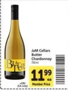 Vons JaM Cellars Butter Chardonnay offer