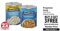 Vons Progresso Soup offer