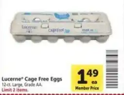 Vons Lucerne Cage Free Eggs offer