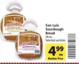 Vons San Luis Sourdough Bread offer