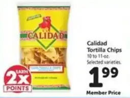 Vons Calidad tortilla chips offer