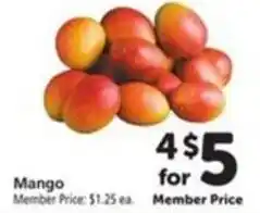 Vons Mango offer