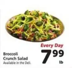 Vons Broccoli Crunch Salad offer